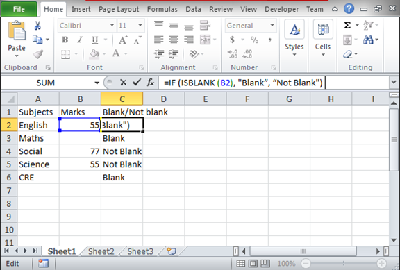 Excel if statement check for empty cell - Grind Excel
